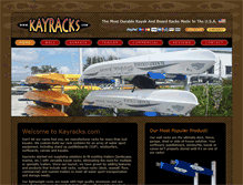 Tablet Screenshot of kayracks.com
